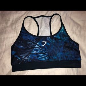 Gymshark blue sports bra